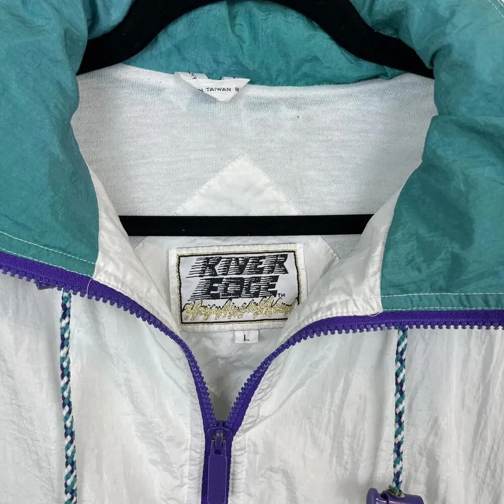VTG Windbreaker women’s size L - Picture 2 of 7